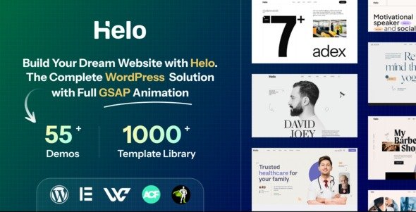 Helo (v1.0.16) Multi-Purpose Elementor WordPress Theme [Activated]