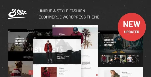 Striz (v2.0.7) Fashion Ecommerce WordPress Theme