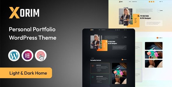 Xorim (v1.0) Personal Portfolio & Resume WordPress Theme