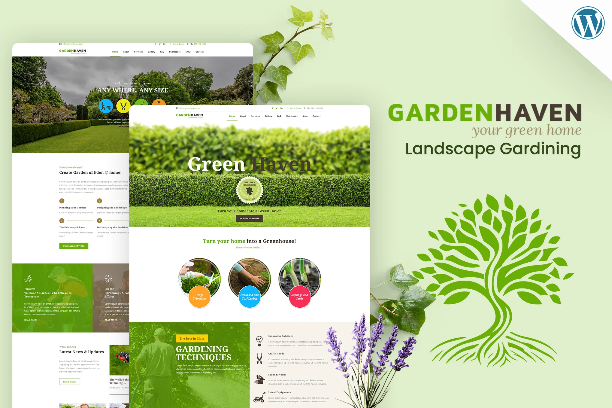 Garden (v4.2) Landscape Gardening WordPress Theme